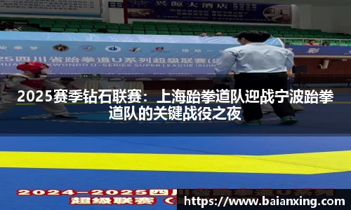 2025赛季钻石联赛：上海跆拳道队迎战宁波跆拳道队的关键战役之夜